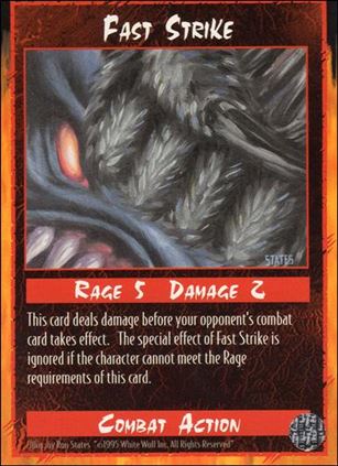 Rage Limited (Base Set) card 82 Fast Strike 