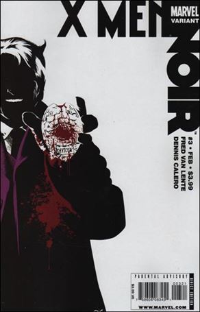 X-Men Noir issue 3-B Black and White Cover