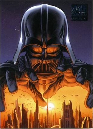 Star Wars Galaxy: Series 4 (Base Set) card 95 Vader the Enforcer