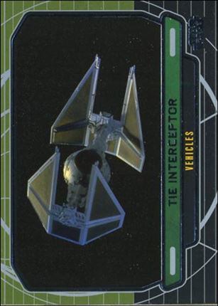 Star Wars Galactic Files (Base Set) card 294 TIE Interceptor Vehicles