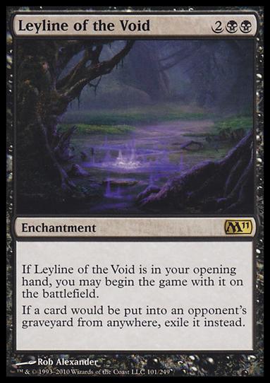 Magic the Gathering: 2011 Core Set (Base Set) card 101 Leyline of the Void