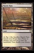Magic The Gathering: Zendikar (Base Set) card 219 Marsh Flats