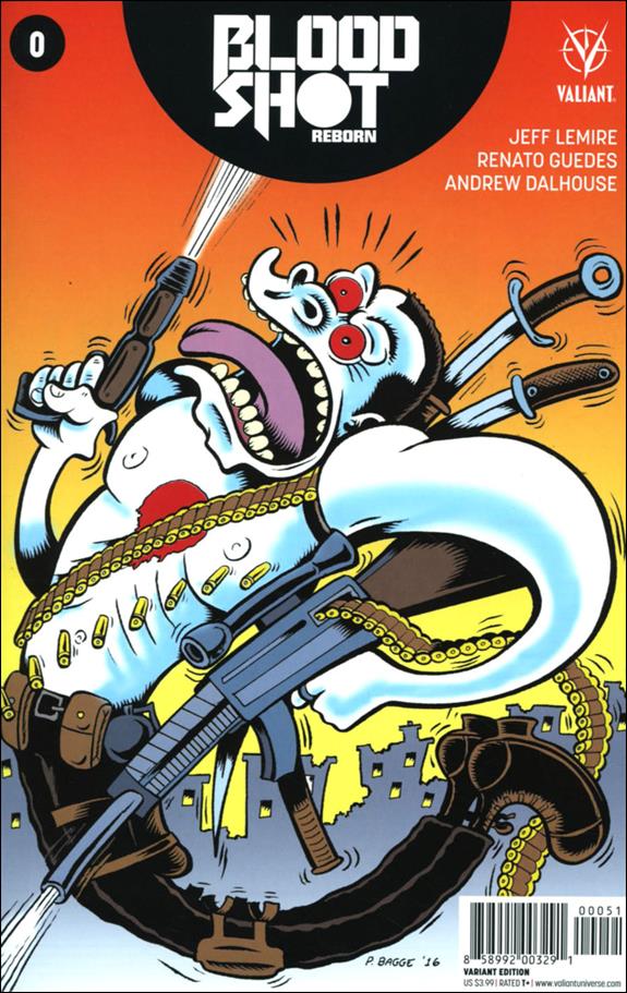 Bloodshot Reborn issue 0-E Peter Bagge 1:10 Cover