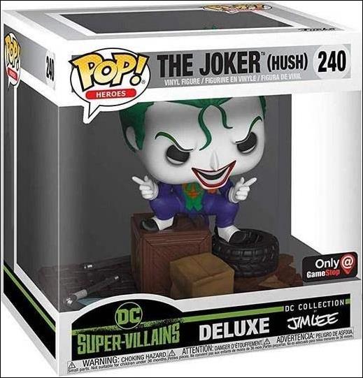 POP! Heroes figure 240 The Joker (Hush) Jim Lee Collection GameStop