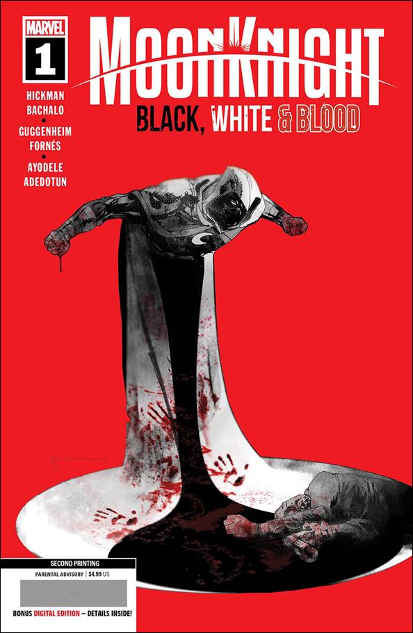 Moon Knight: Black, White & Blood issue 1-E Bill Sienkiewicz Red Cover (2nd Printing)
