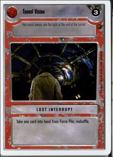 Star Wars: Dagobah Revised (Base Set) card 145 Tunnel Vision