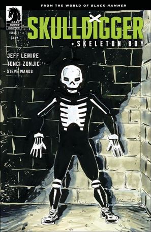 Skulldigger and Skeleton Boy issue 1-C Jeff Lemire Cover