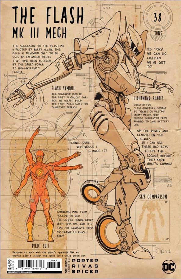 DC: Mech issue 4-B Dan Mora Cardstock Cover