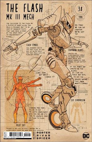 DC: Mech issue 4-B Dan Mora Cardstock Cover