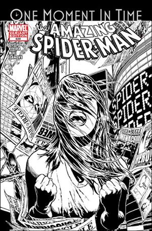 Amazing Spider-Man (1963) issue 639-C Joe Quesada 1:100 Black and White Cover