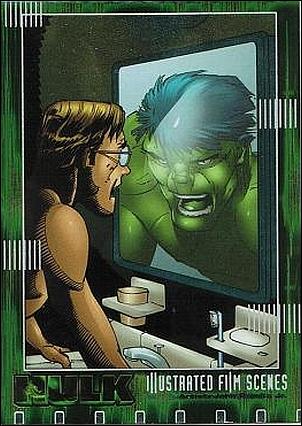 Hulk Film and Comic Cards (Illustrated Film Scenes Subset) card IF03 Illustrated Film Scene - Alter Ego