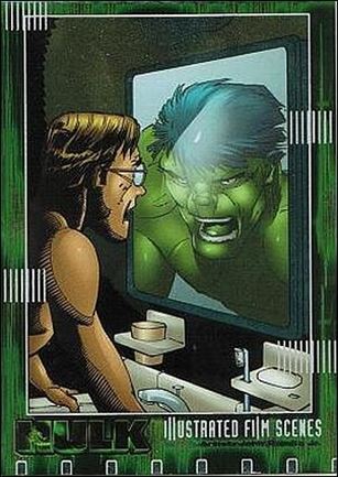 Hulk Film and Comic Cards (Illustrated Film Scenes Subset) card IF03 Illustrated Film Scene - Alter Ego
