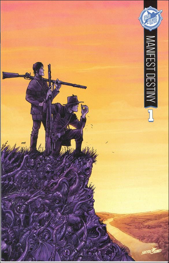 Manifest Destiny issue 1-H Skybound 5th Anniversary Color Cover