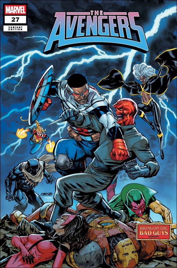 Avengers (2023) issue 27-B Cory Smith "Bring on the Bad Guys" Cover
