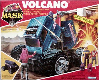 M.A.S.K.  (Vehicle and Figure Sets) figure 15 Volcano (w/ Matt Trakker and Jacques LaFleur)