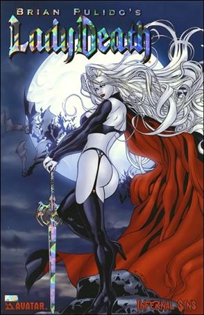 Brian Pulido's Lady Death: Infernal Sins issue 1-J Prism Foil Cover with COA 1/400