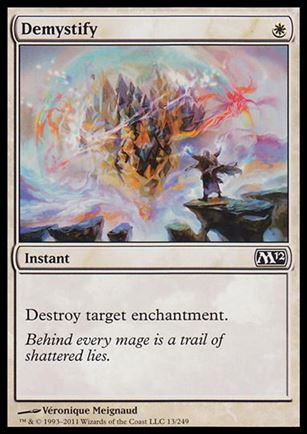 Magic the Gathering: 2012 Core Set (Base Set) card 13 Demystify
