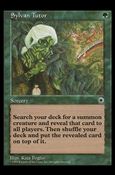Magic the Gathering: Portal (Base Set) card 188 Sylvan Tutor