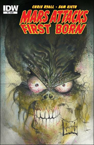 Mars Attacks: First Born issue 2 Sam Kieth Cover