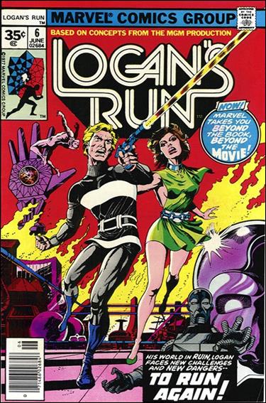 Logan's Run (1977) issue 6-B 35 Cent Price Cover