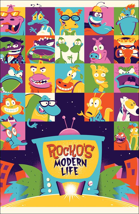 Rocko's Modern Life (2017) issue 8-B Dave Perillo Subscription Cover