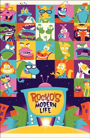 Rocko's Modern Life (2017) issue 8-B Dave Perillo Subscription Cover