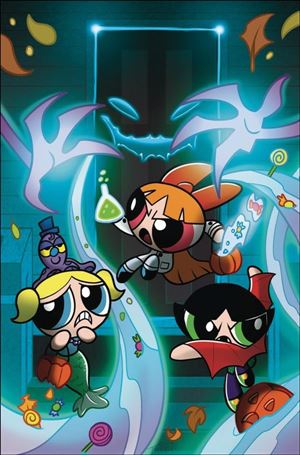 Powerpuff Girls: Halloween Special issue 1-J Trish Forstner Foil Virgin 1:15 Cover
