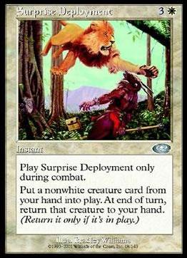 Magic the Gathering: Planeshift (Base Set) card 18 Surprise Deployment