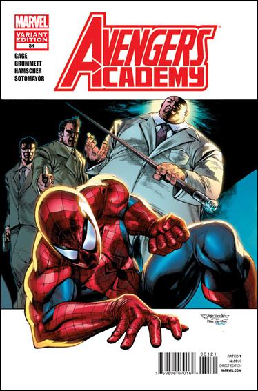 Avengers Academy issue 31-B Stephen Segovia 1:25 "ASM in Motion" Cover