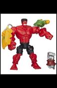 Marvel Super Hero Mashers (Deluxe) figure 7-B Red Hulk (Loose)