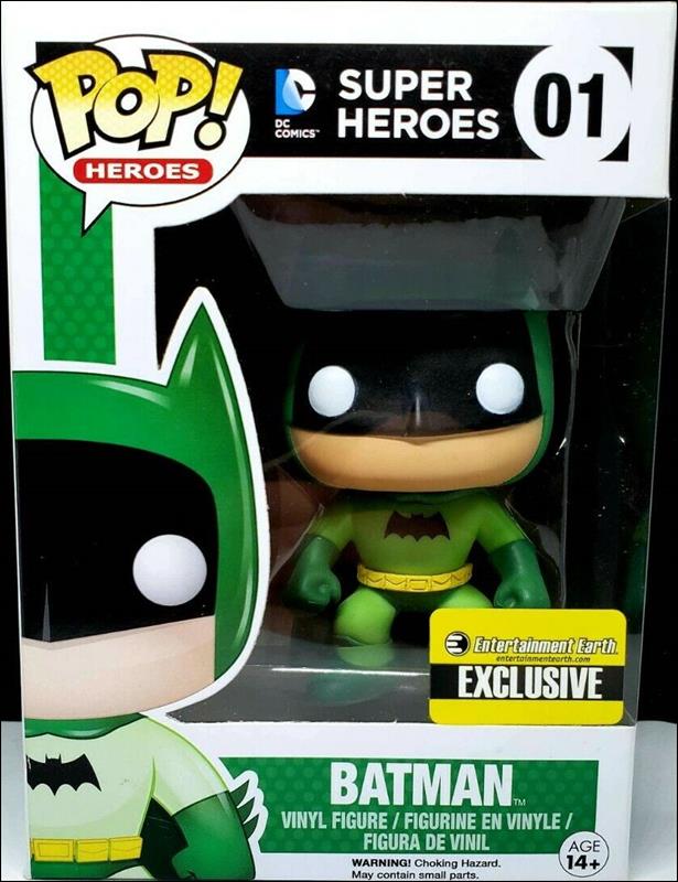 POP! Heroes figure 1-N Batman (Green) Entertainment Earth