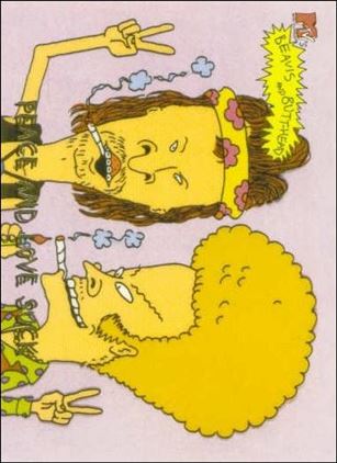 Beavis and Butt-Head (Base Set) card '6269' Peace and Love Suck