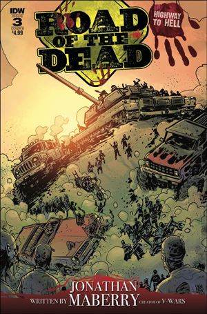 Road of the Dead: Highway to Hell issue 3-B Drew Moss Cover