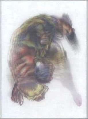 1996 Fleer Ultra X-Men: Wolverine (Marvel Motion Morph Mirage Subset) card 2 Morph