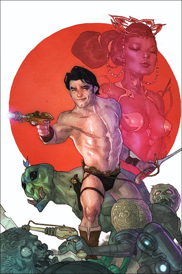 Warlord of Mars Attacks issue 1-E Ben Caldwell 1:10 Virgin Cover