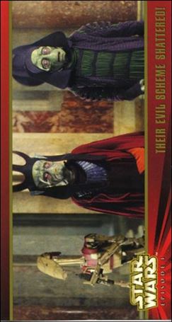 Star Wars: Episode I Widevision: Series 1 (Base Set) card 77 Their Evil Scheme Shattered!