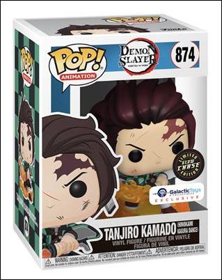 POP! Animation figure 874-B Tanjiro Kamado (Hinokami Kagura Dance) (GITD)
