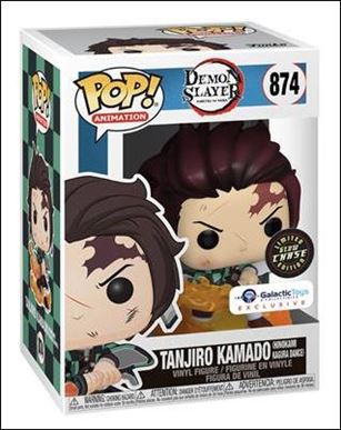 POP! Animation figure 874-B Tanjiro Kamado (Hinokami Kagura Dance) (GITD)