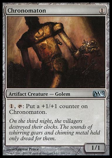 Magic the Gathering: 2013 Core Set (Base Set) card 201 Chronomaton