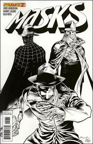 Masks issue 2-F Ardian Syaf 1:35 Black and White Cover