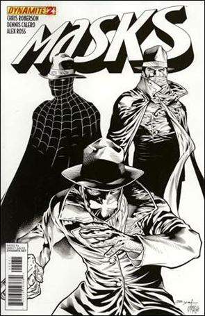Masks issue 2-F Ardian Syaf 1:35 Black and White Cover