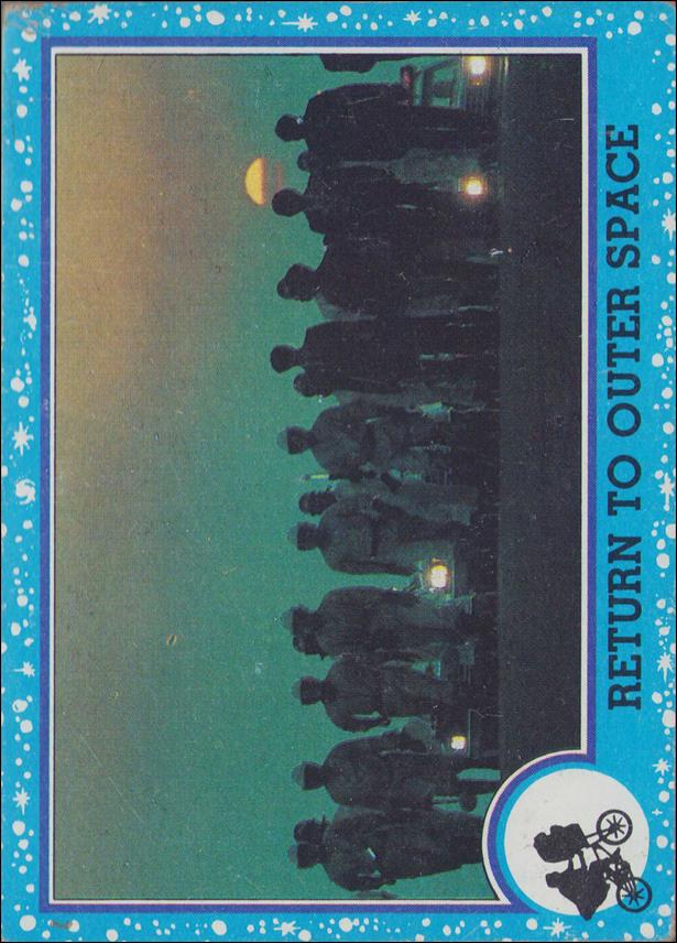 E.T. The Extra-Terrestrial (Base Set) card 81 Return to Outer Space