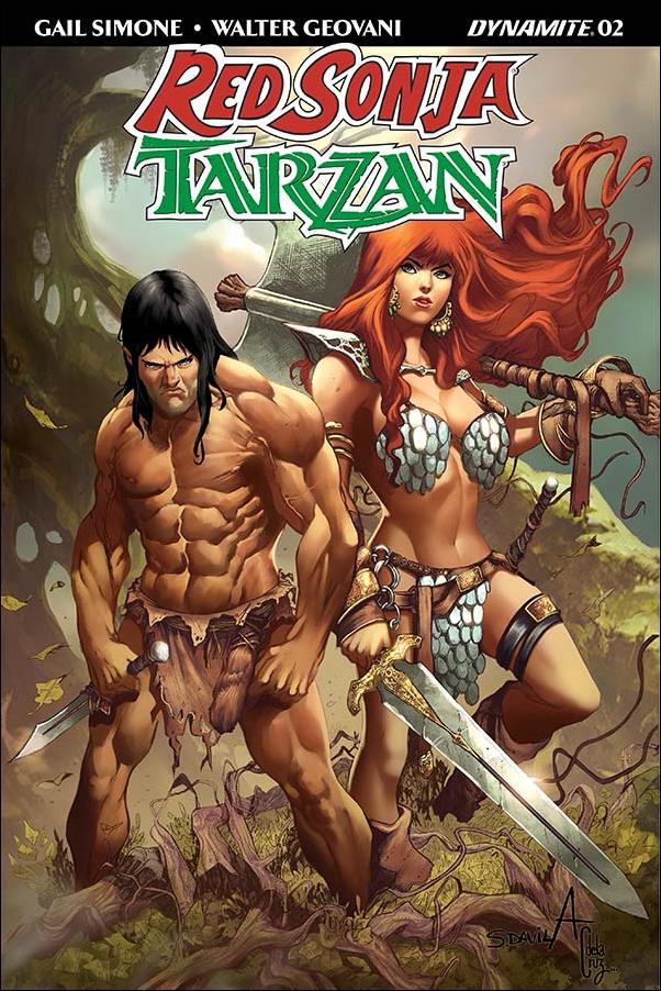 Red Sonja / Tarzan issue 2-C Sergio Davila Cover