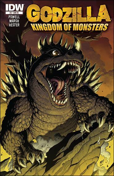 Godzilla: Kingdom of Monsters issue 3-C Matt Frank 1:10 Character Cover