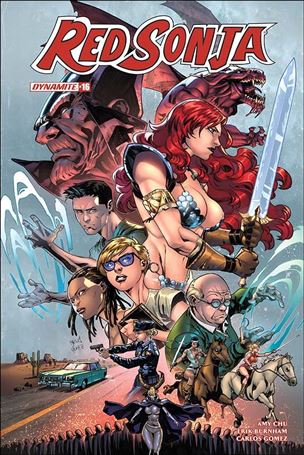 Red Sonja (2017) issue 16-E Carlos Gomez Subscription Cover