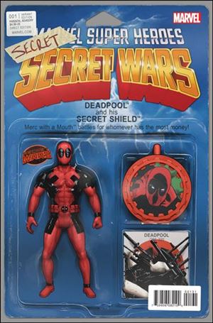 Deadpool's Secret Secret Wars issue 1-E John Tyler Christopher Action Figure Cover