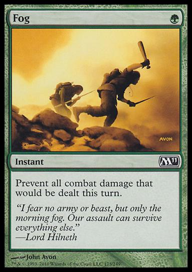 Magic the Gathering: 2011 Core Set (Base Set) card 173 Fog