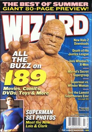 Wizard: The Comics Magazine issue 165-B Michael Chiklis as The Thing Photo Cover