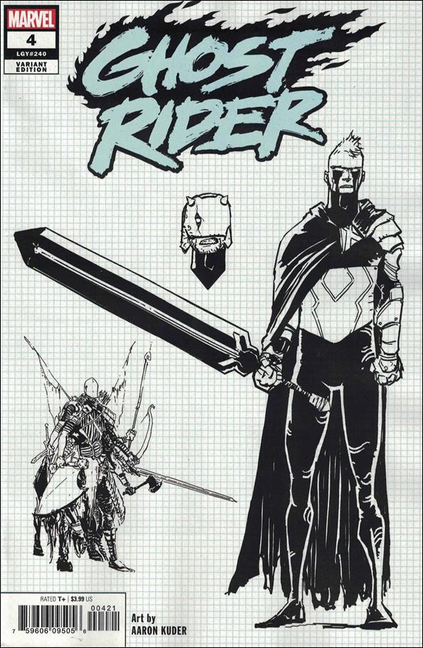 Ghost Rider (2019) issue 4-B Aaron Kuder 1:10 Design Cover