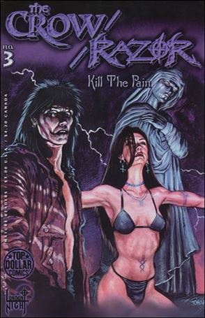 Crow/Razor - Kill the Pain issue 3 James O'Barr Cover